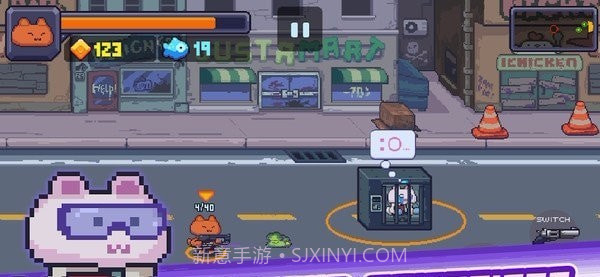 猫咪枪手大战僵尸截图3 猫咪枪手大战僵尸截图3