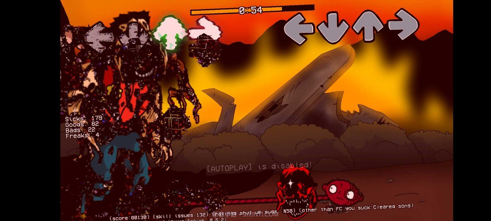 fnf曼德拉记录伪人天使模组截图1