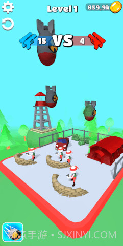 火柴人射击（Stick Merge）截图1