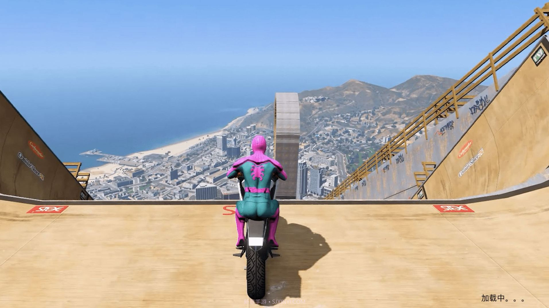 超级英雄坡道车截图1