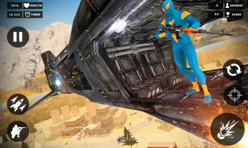 绳索英雄城市对狙截图2