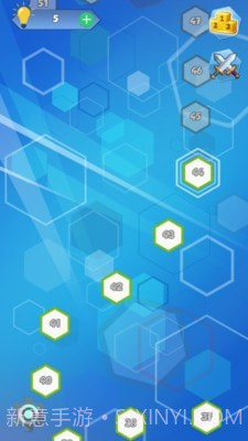 六边形合并挑战截图2
