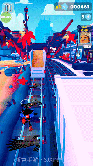 地铁跑酷根灿魔改夏威夷截图1