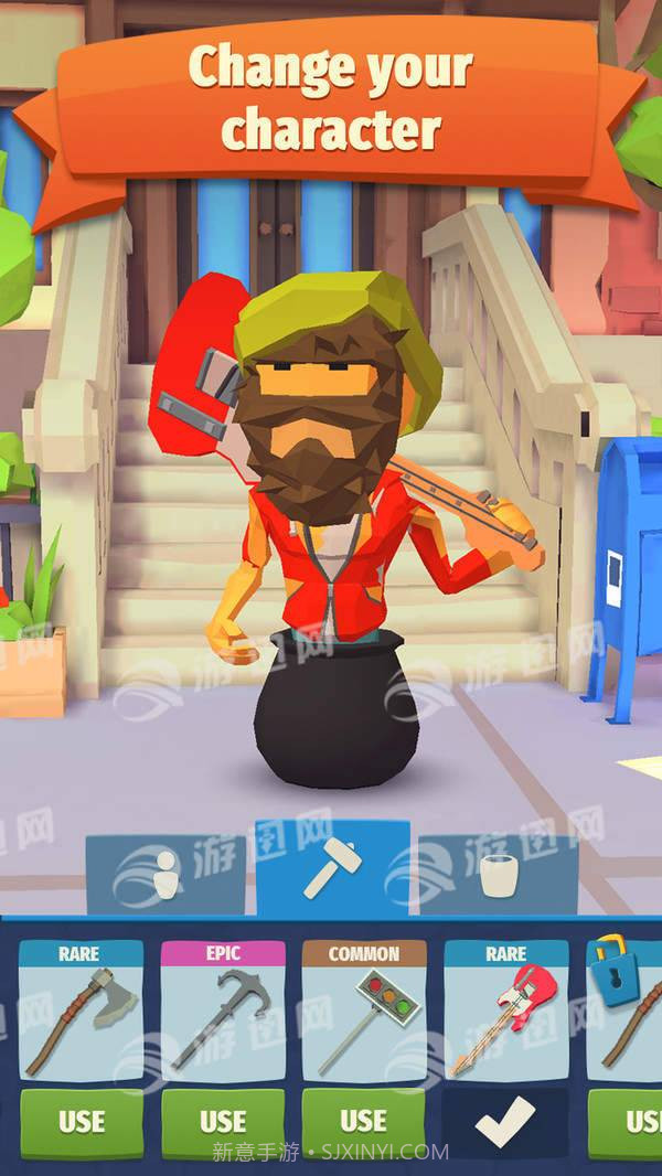 匆匆的锤子无腿跑酷手机版截图1