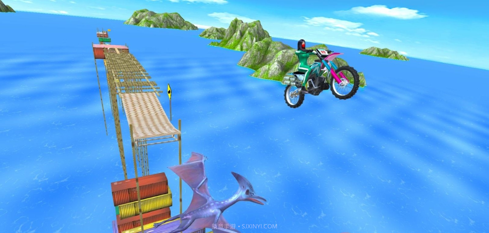 侏罗纪摩托车特技截图1 侏罗纪摩托车特技截图1