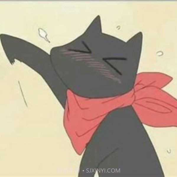 垃圾桶上的黑猫截图1