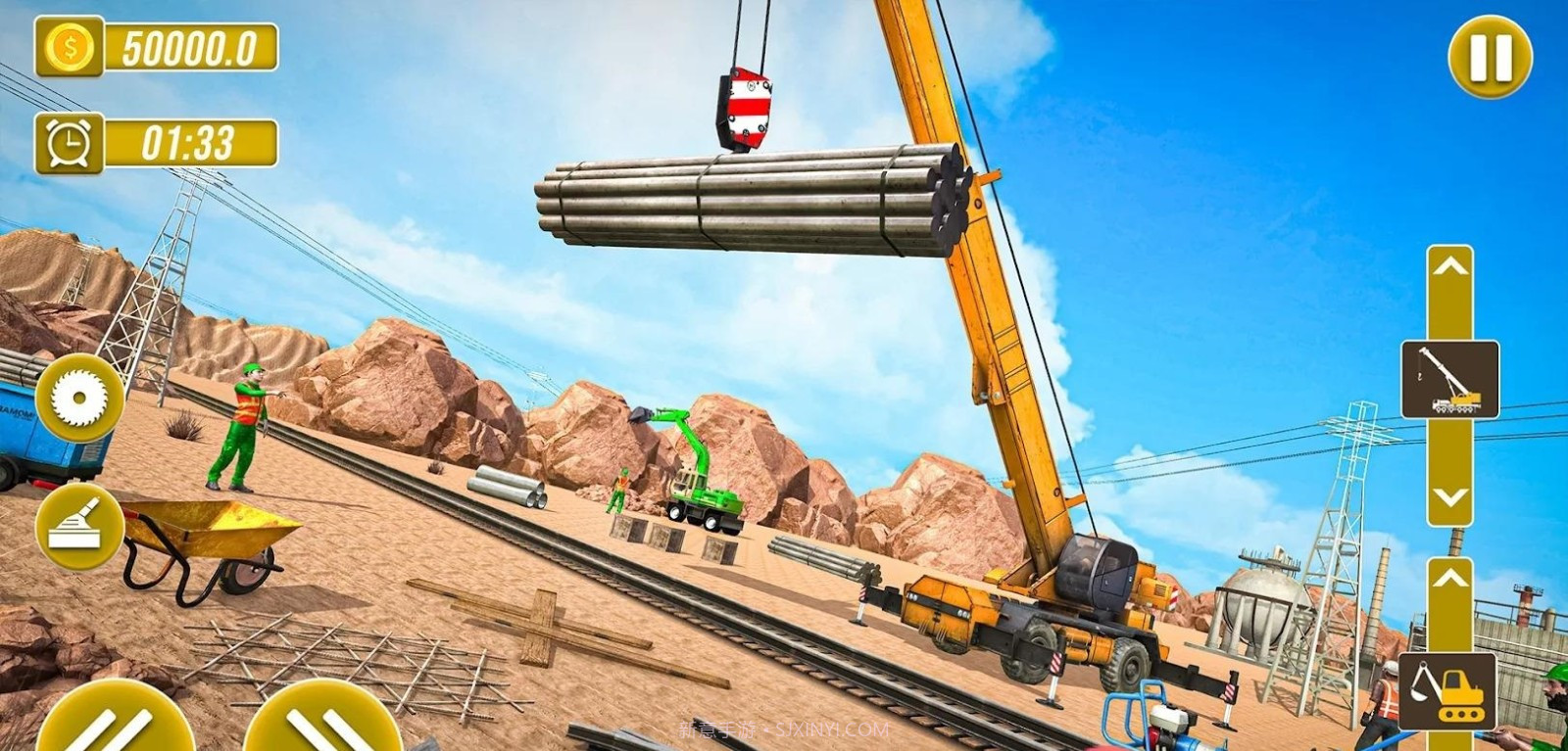 火车轨道建设模拟器截图2 火车轨道建设模拟器截图2