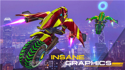 未来混乱城市飞车截图2