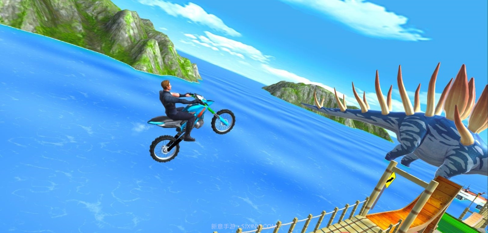 侏罗纪摩托车特技截图2 侏罗纪摩托车特技截图2