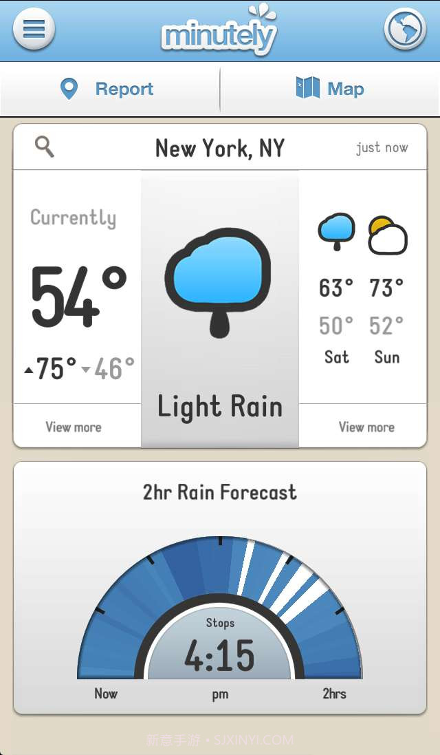 Minutely天气截图2 Minutely天气截图2