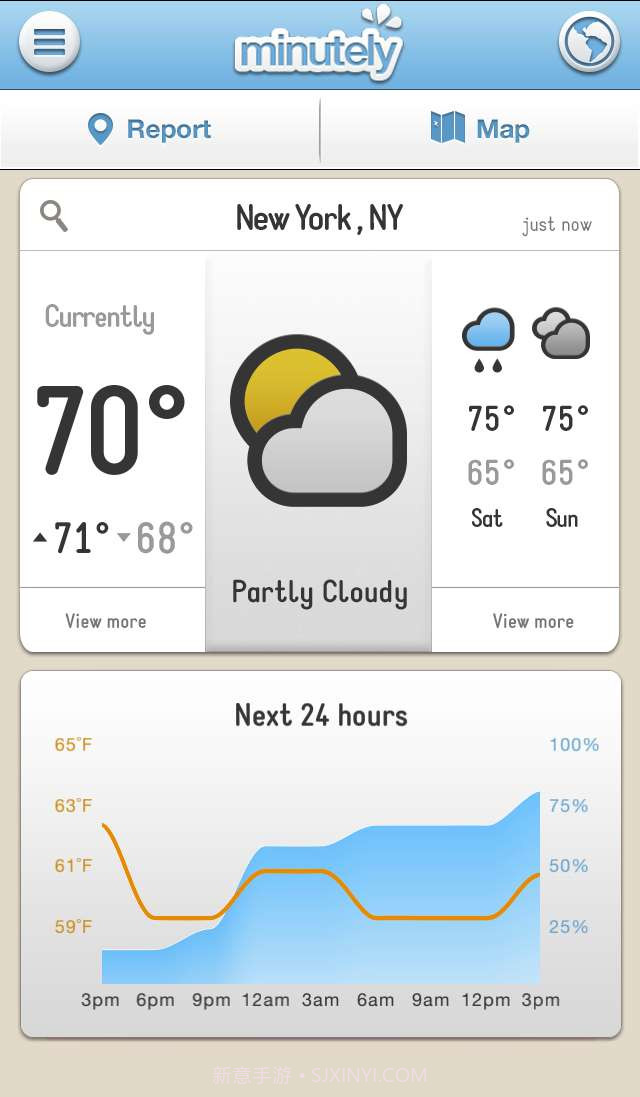 Minutely天气截图5 Minutely天气截图5