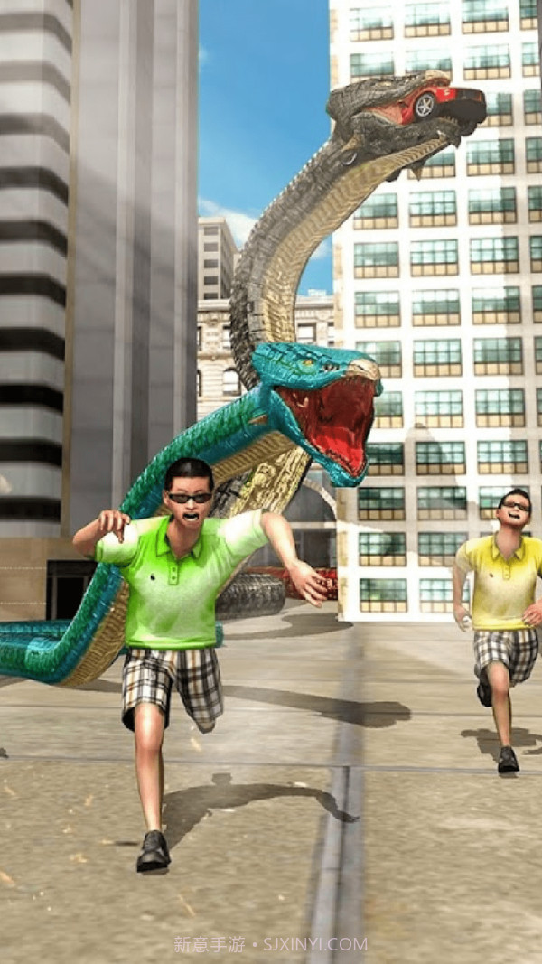 巨型蟒蛇城市破坏截图2 巨型蟒蛇城市破坏截图2