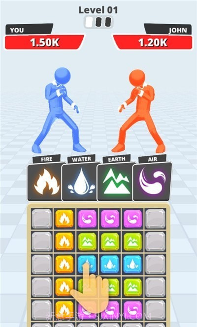 元素消消格斗截图1