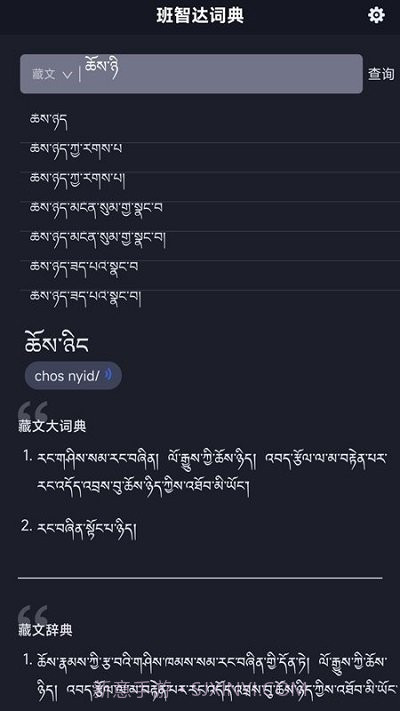 班智达词典截图4 班智达词典截图4