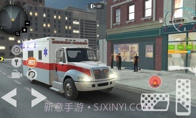 救护车城市驾驶模拟器截图1 救护车城市驾驶模拟器截图1