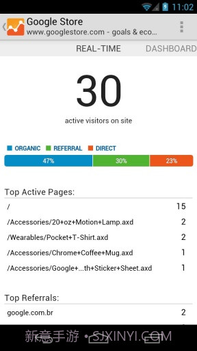 Google网站分析截图2
