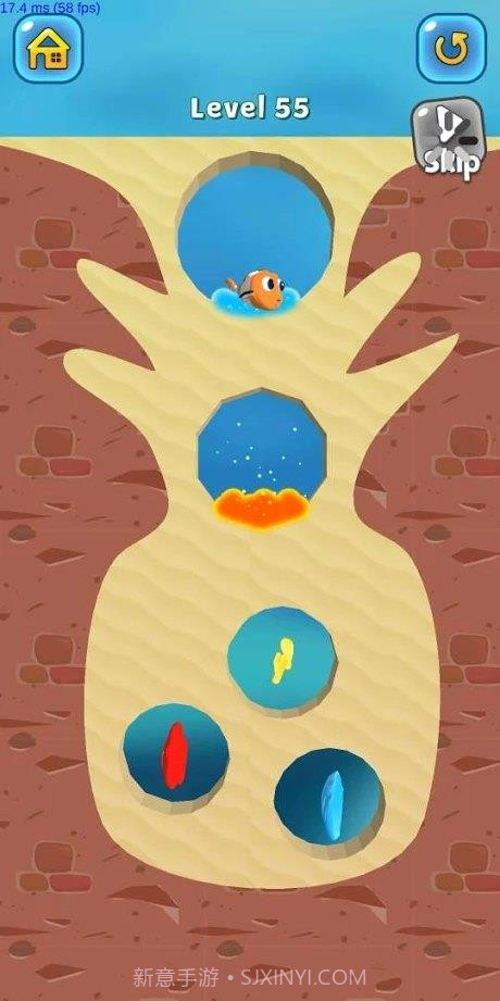 挖掘解谜救救小鱼截图1