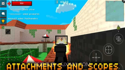 块状射击3D截图2 块状射击3D截图2