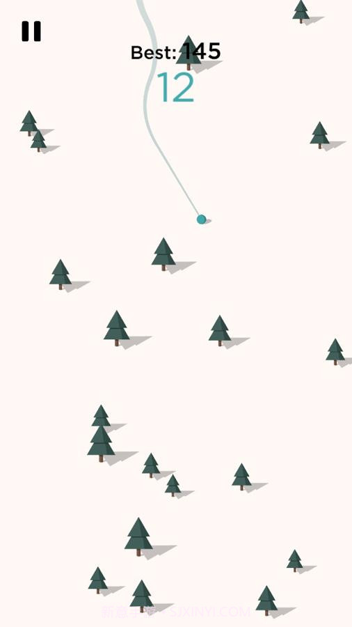 小球滑雪截图2 小球滑雪截图2