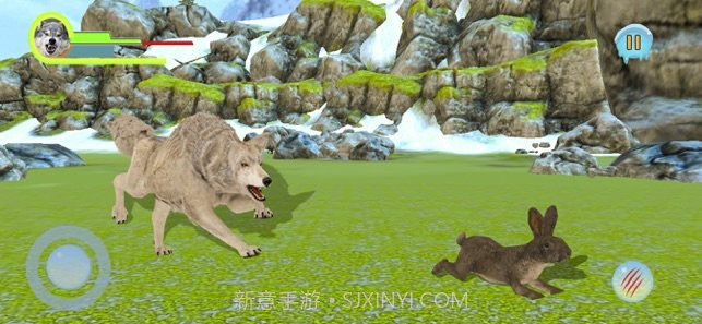 狼模拟器3D的野生动物截图3 狼模拟器3D的野生动物截图3