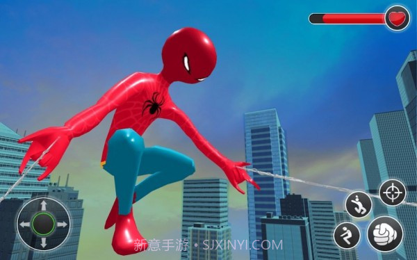 开放世界蜘蛛火柴人截图2