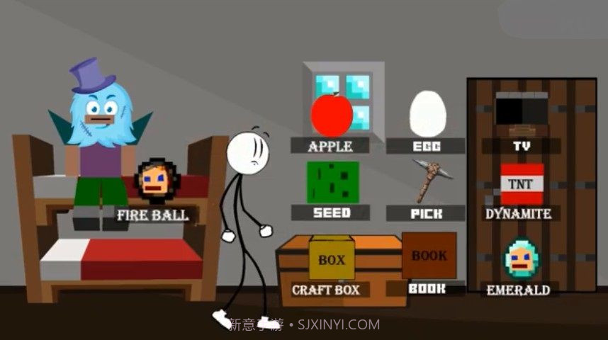 火柴人逃离我的世界截图4 火柴人逃离我的世界截图4