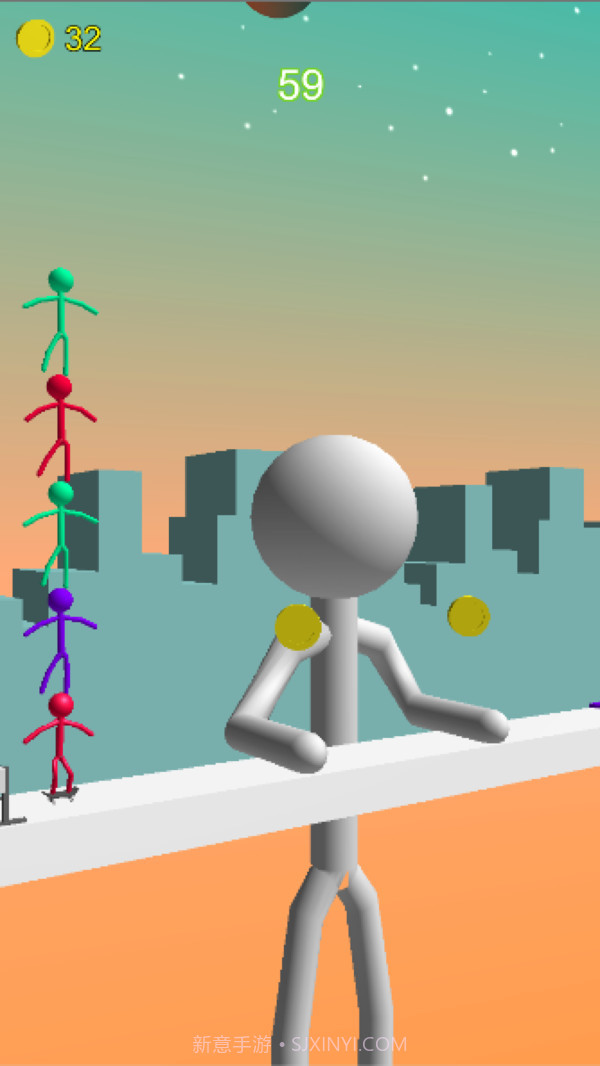 火柴人堆叠大赛截图1 火柴人堆叠大赛截图1
