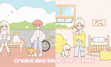 可爱娃娃游戏无限爱心版截图5