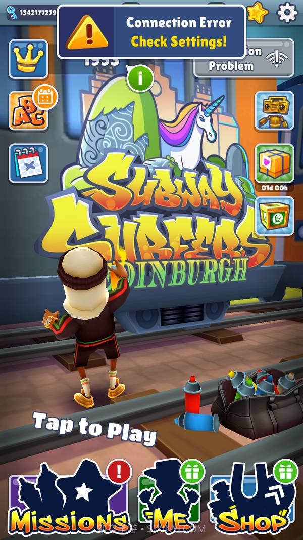 地铁跑酷太空站截图2 地铁跑酷太空站截图2