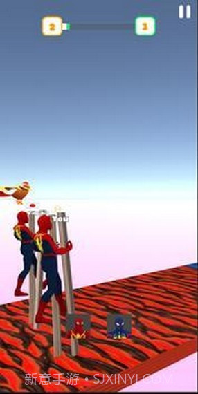 英雄变形跑赛截图4 英雄变形跑赛截图4