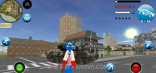 火柴人队长绳索英雄截图3