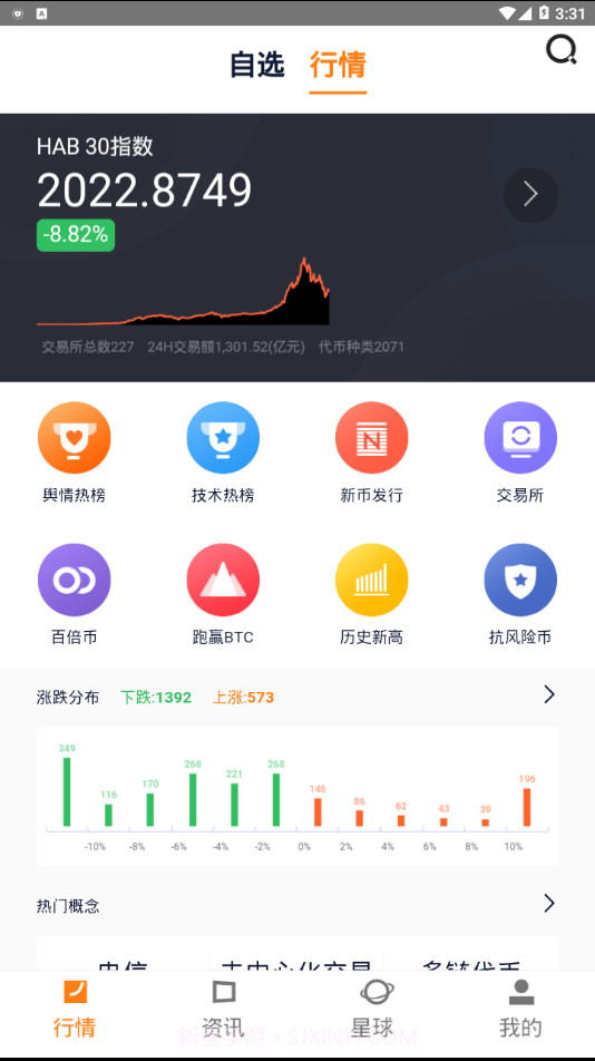 Hubox哈勃财经截图2