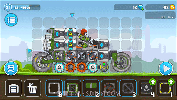 暴爽疯狂赛车内置菜单截图1