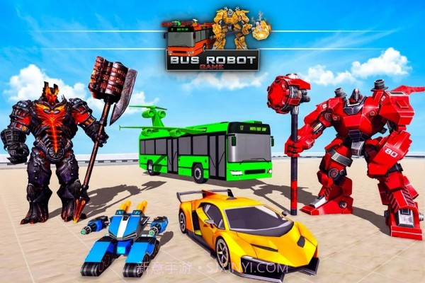 飞行巴士机器人车截图1
