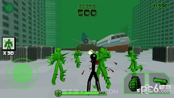 火柴人僵尸射击截图1 火柴人僵尸射击截图1