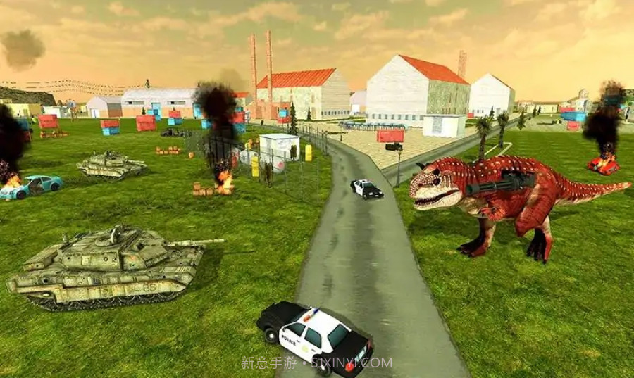 恐龙城市大战截图1