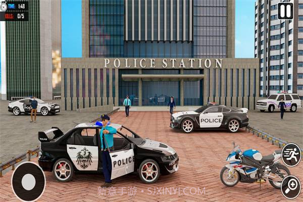 警车特技司机3d截图3