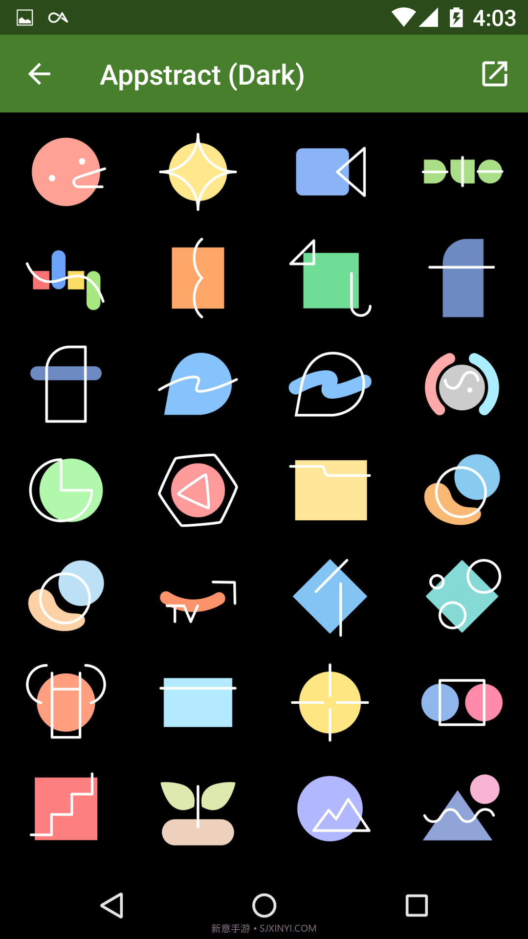 Appstract黑色图标包截图3 Appstract黑色图标包截图3