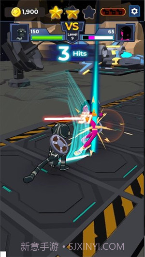 火柴人战斗太空侵略者截图1
