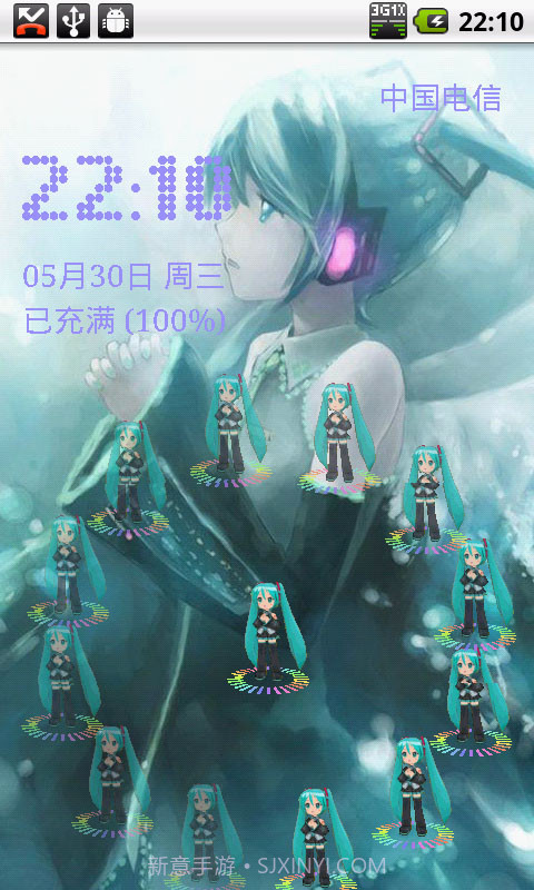 初音未来锁屏壁纸高清截图3 初音未来锁屏壁纸高清截图3