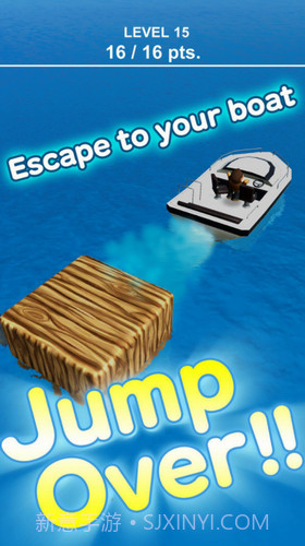 鲨鱼逃亡跳一跳截图1 鲨鱼逃亡跳一跳截图1