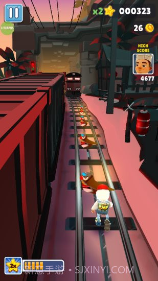 地铁跑酷小鸟金币版截图2