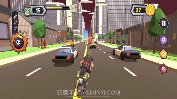 混乱交通摩托车骑士截图3 混乱交通摩托车骑士截图3