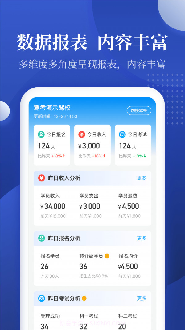 驾校报表截图3 驾校报表截图3