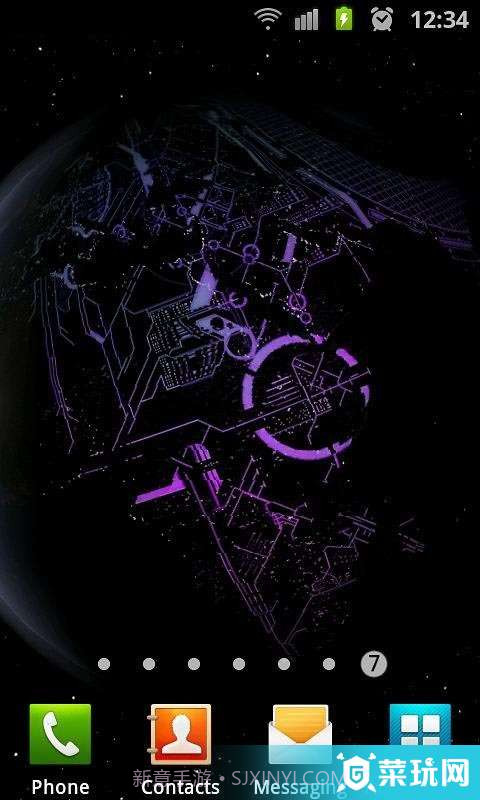 3D高清地球旋转动态壁纸截图7