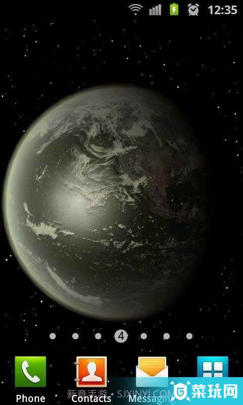 3D高清地球旋转动态壁纸截图8