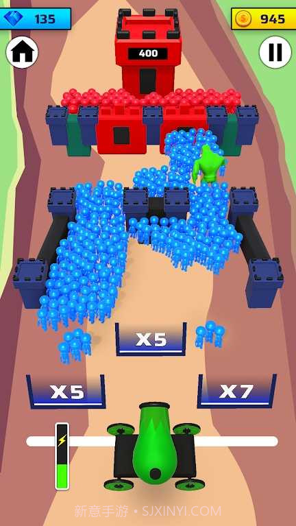 火柴人对抗之战（Stickman Mob Control Battle）截图2