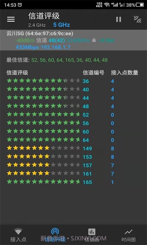 云川WiFi分析仪截图2