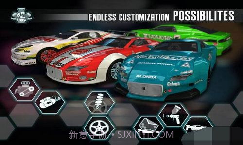 山脊赛车滑流截图1