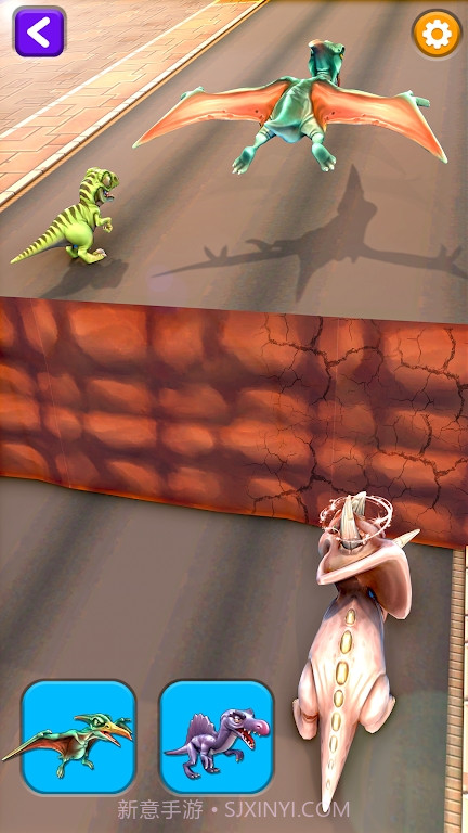 变形恐龙赛跑截图4